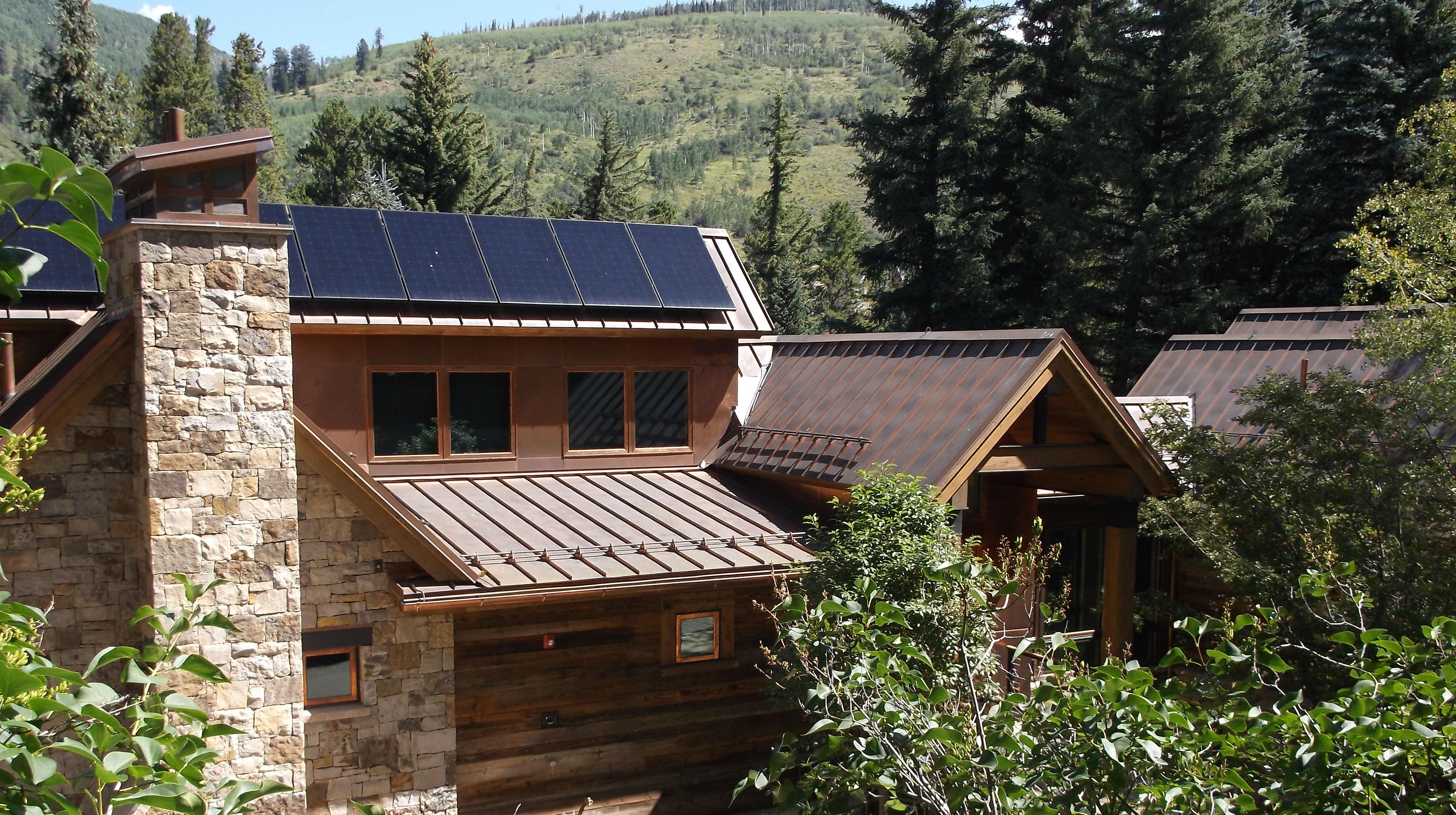 Plath Construction copper standing seam roof